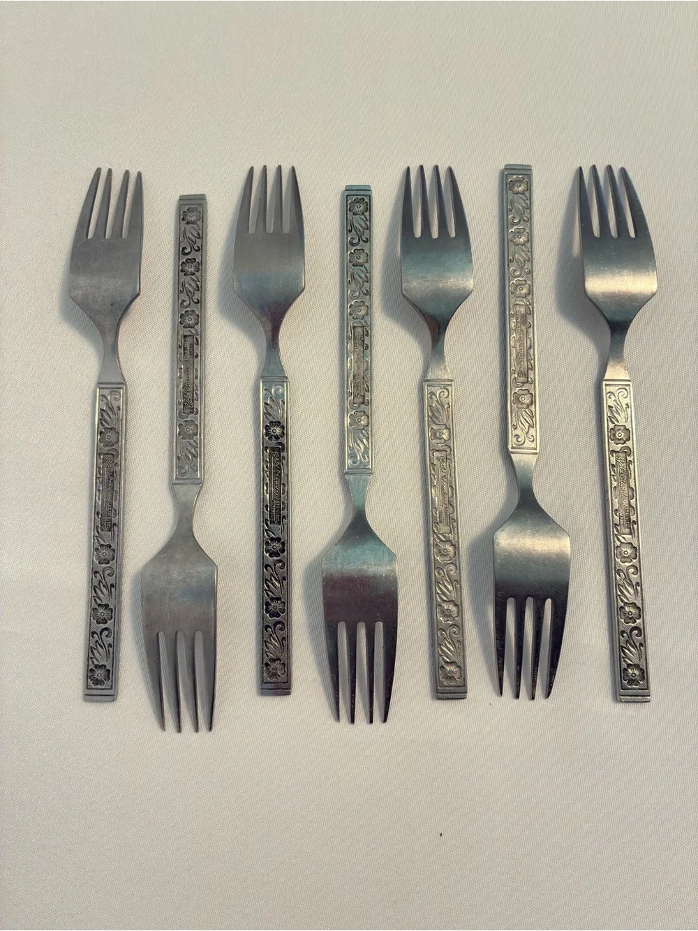 Gold Standard Japan Night Blossom MCM Vintage Stainless Flatware 19 Pieces